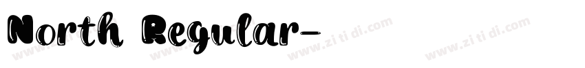 North Regular字体转换